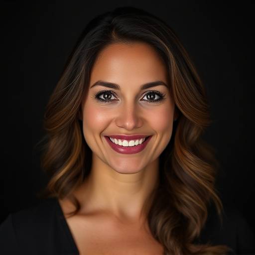 Headshot of Maria Rodriguez, an alumna of Thespian Arts Academy who is now a successful stage actress.