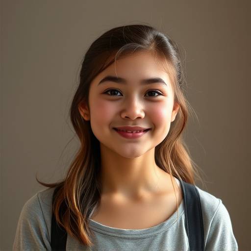 Photograph of Chloe Garcia, a student who improved her stage presence through courses at Thespian Arts Academy.