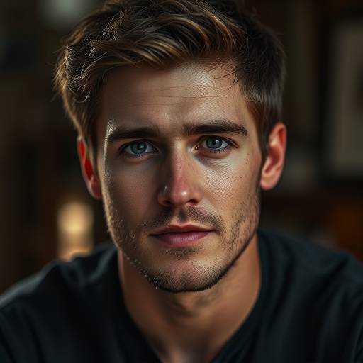 Picture of Noah Thompson, an aspiring actor who credits the acting school for improving his improvisational skills.